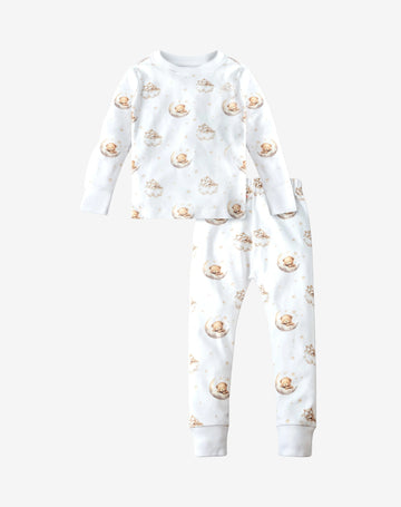 Bear Print Baby Pajama Set