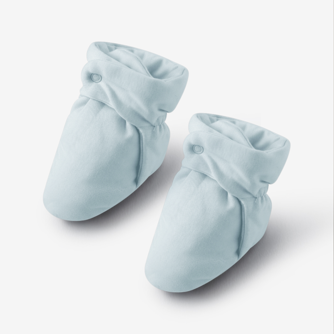 Blue Newborn Baby Booties