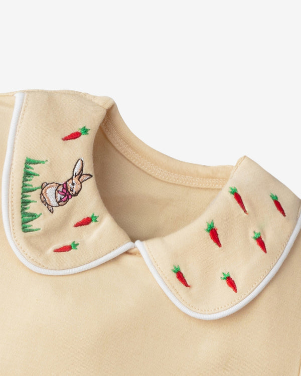 Bunny Peterson collar babysuit