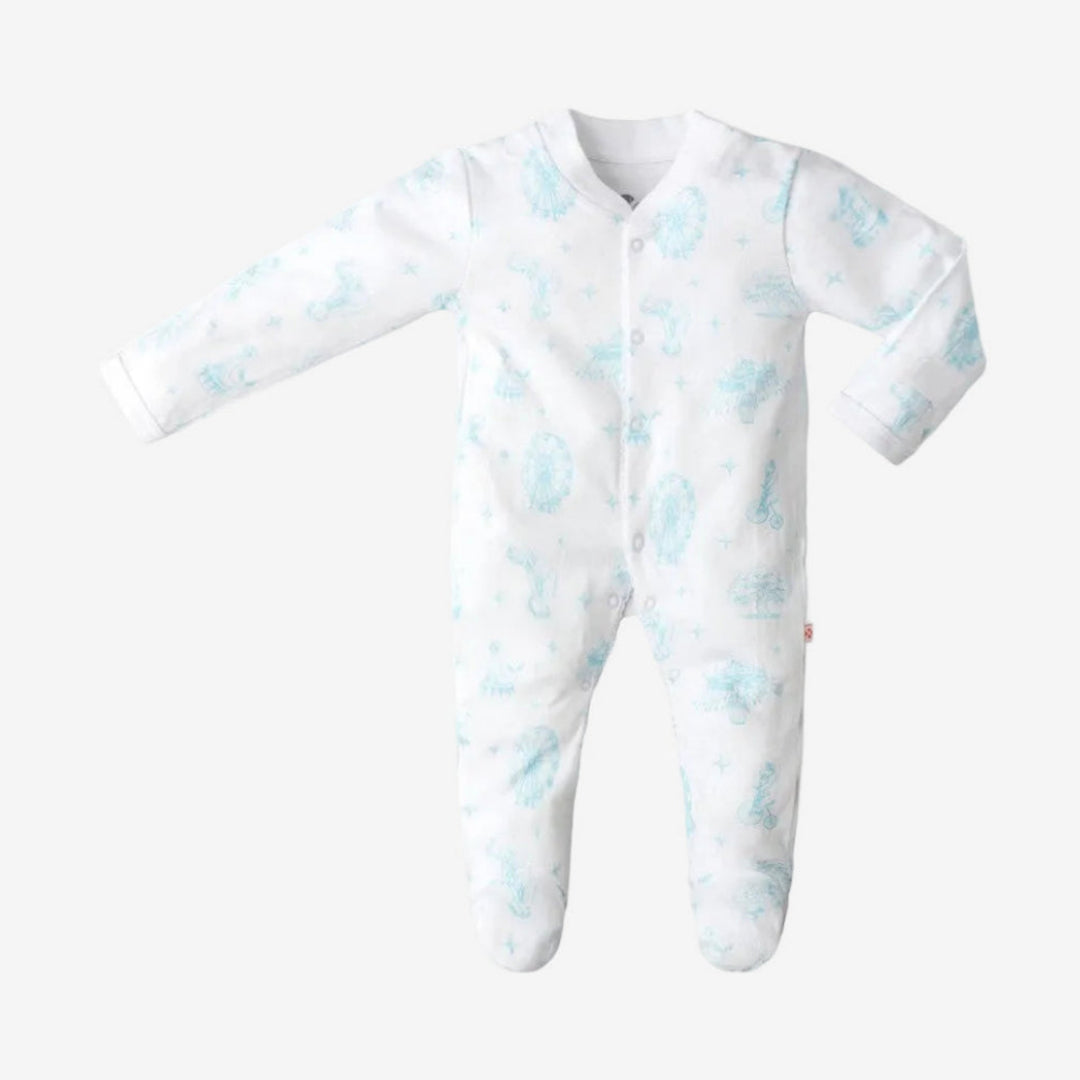 Circus Baby Footed Romper