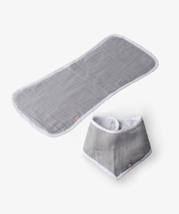 The Drool & Dribble Set - Grey