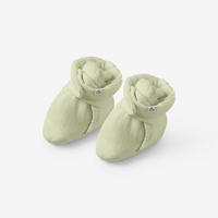 Green Baby Booties
