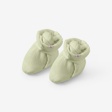 Green Baby Booties