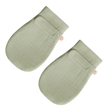 Green Baby Mittens