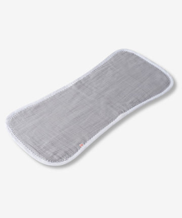 Grey Baby Burp Cloth