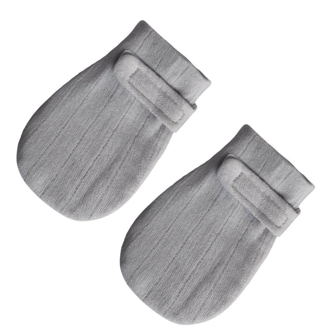 Grey Baby Mittens