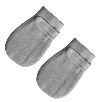 Grey Baby Mittens