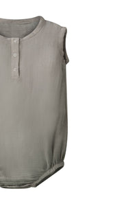 Grey Baby Onesie