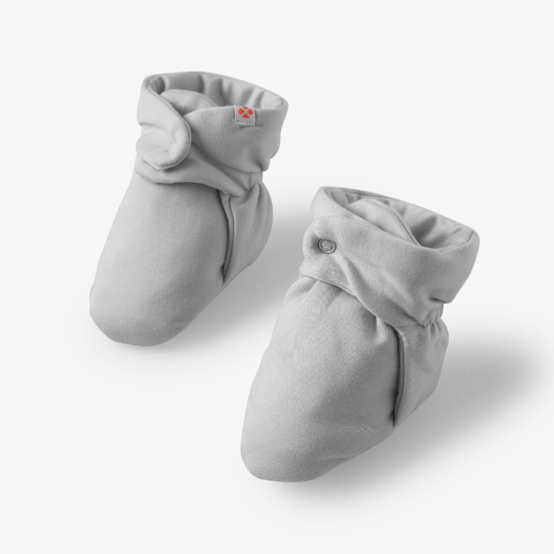 Grey Newborn Baby Booties