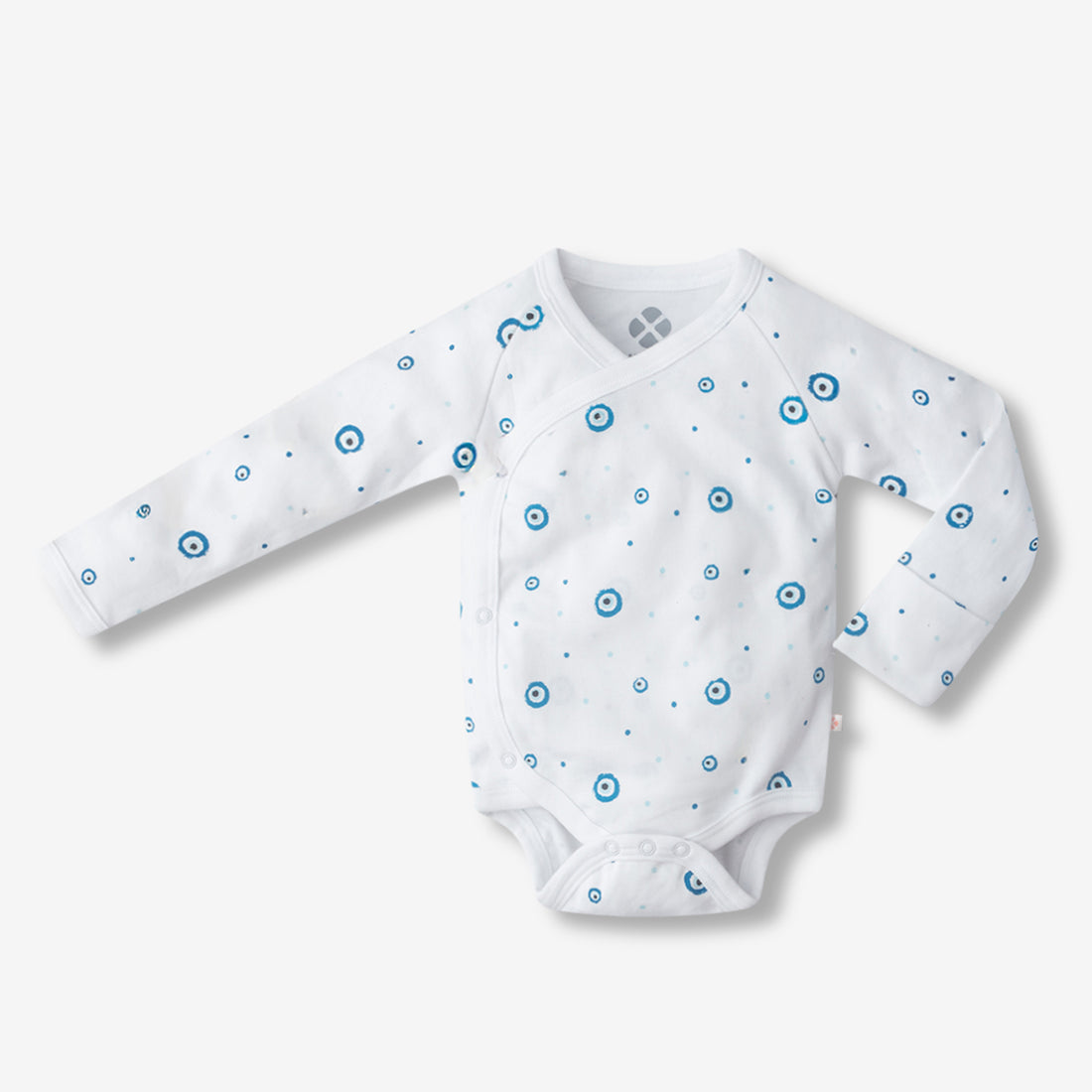 Leopard Kimono onesie babysuit