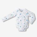 Leopard Kimono onesie babysuit