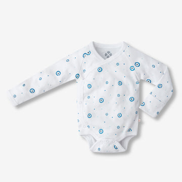 Leopard Kimono onesie babysuit