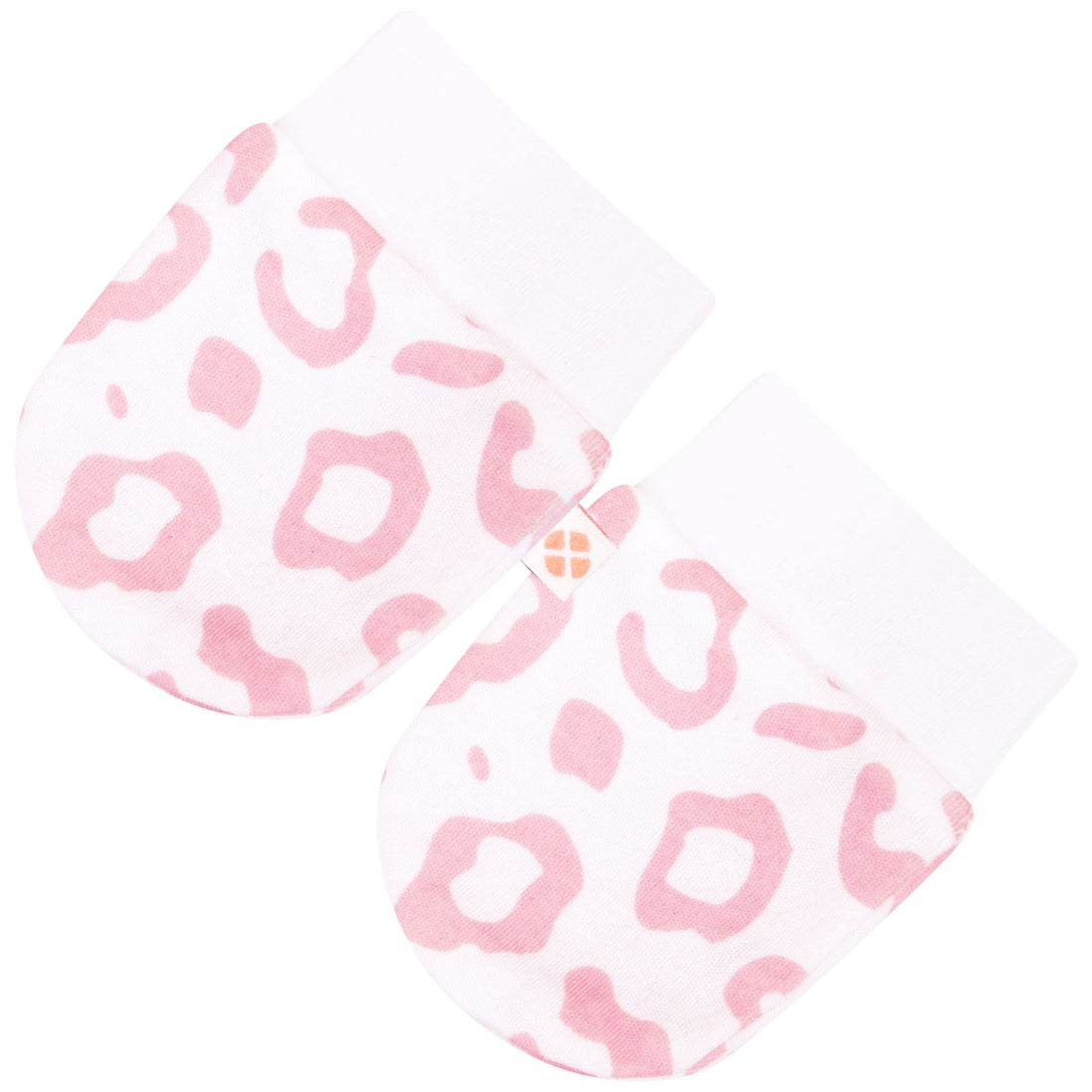 Leopard Print Baby Mittens