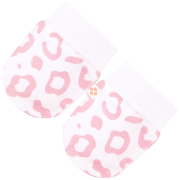 Leopard Print Baby Mittens