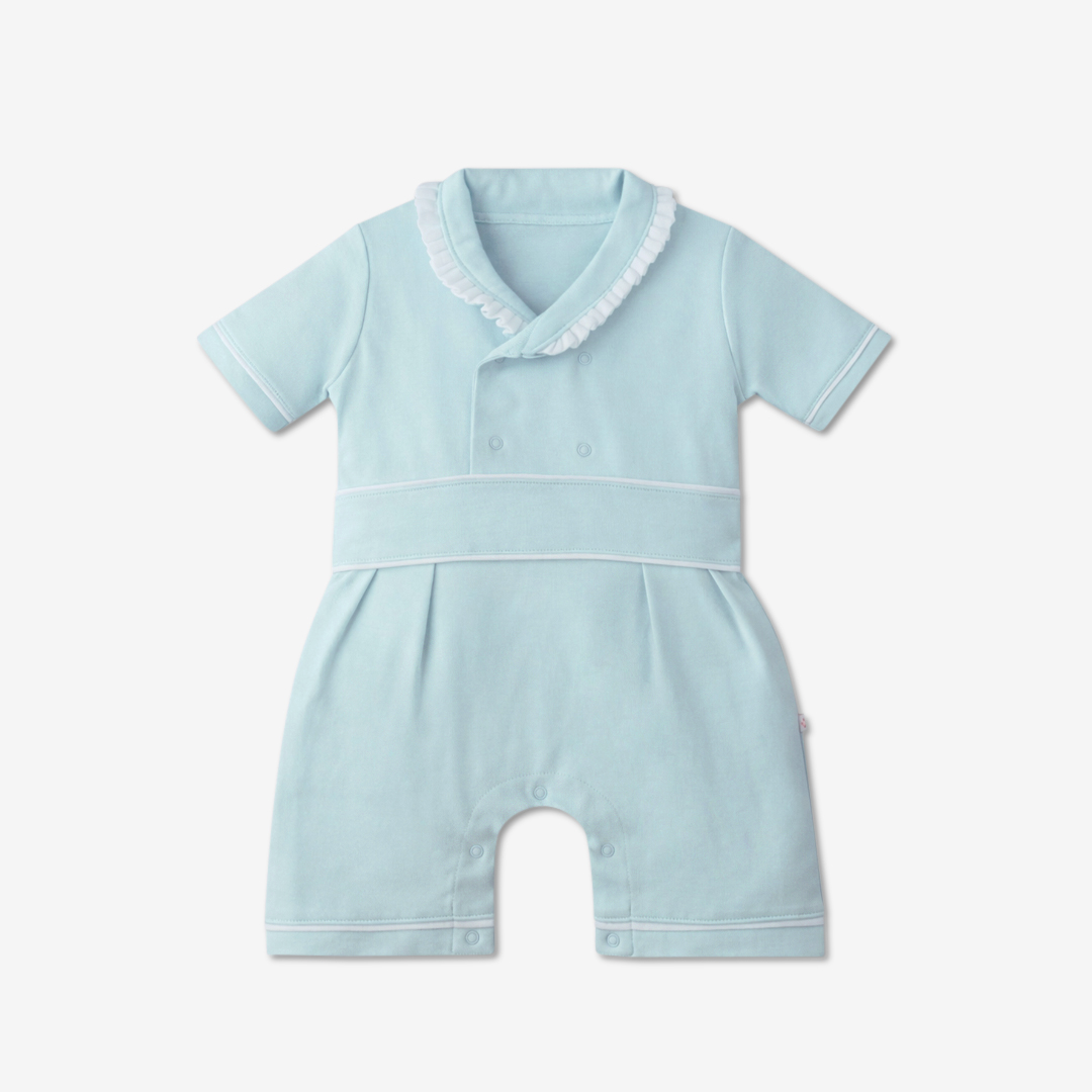 Light Blue Baby Short Romper