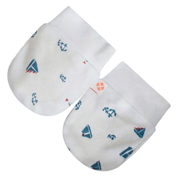 Nautical Baby Mittens