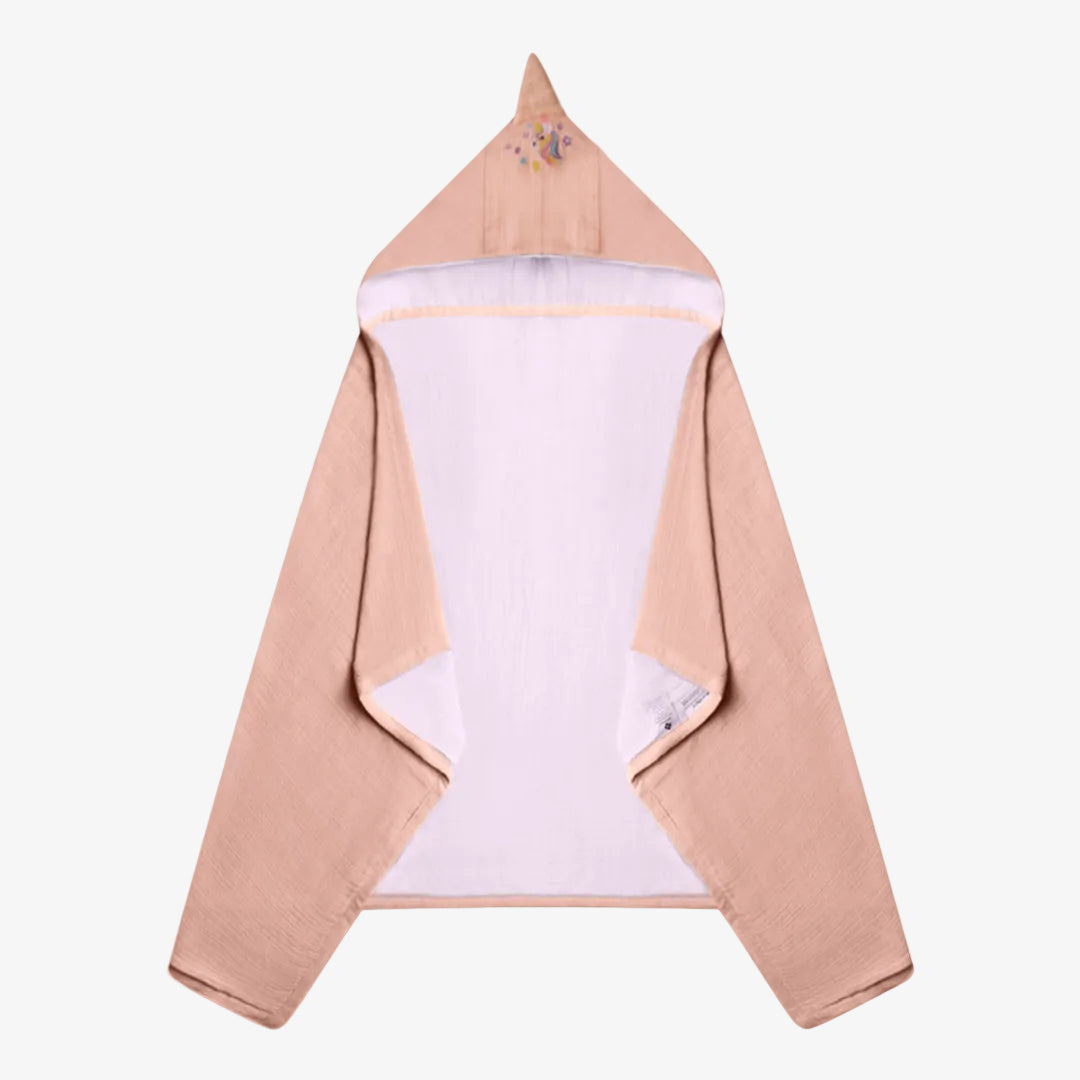Peach Baby Hooded Towel