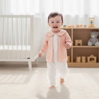 Peach Baby Outfit Set