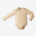 Pima Bunny Peterson collar babysuit