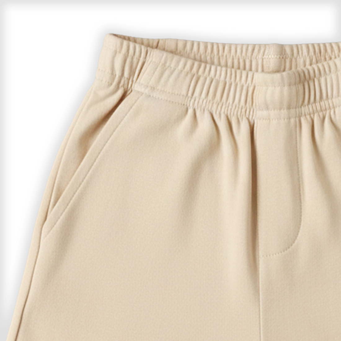 Cream Baby Shorts