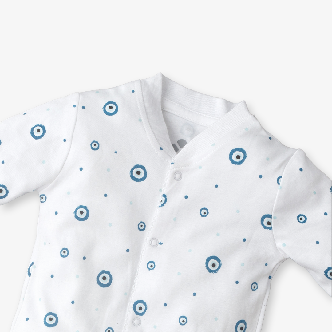 Pima Evil Eye Baby Romper
