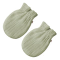 Pima Green Baby Mittens