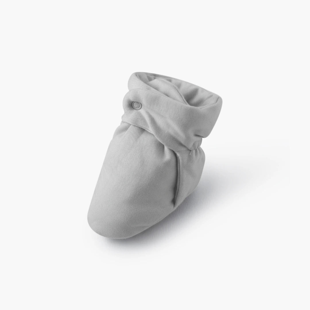 Grey Newborn Baby Booties