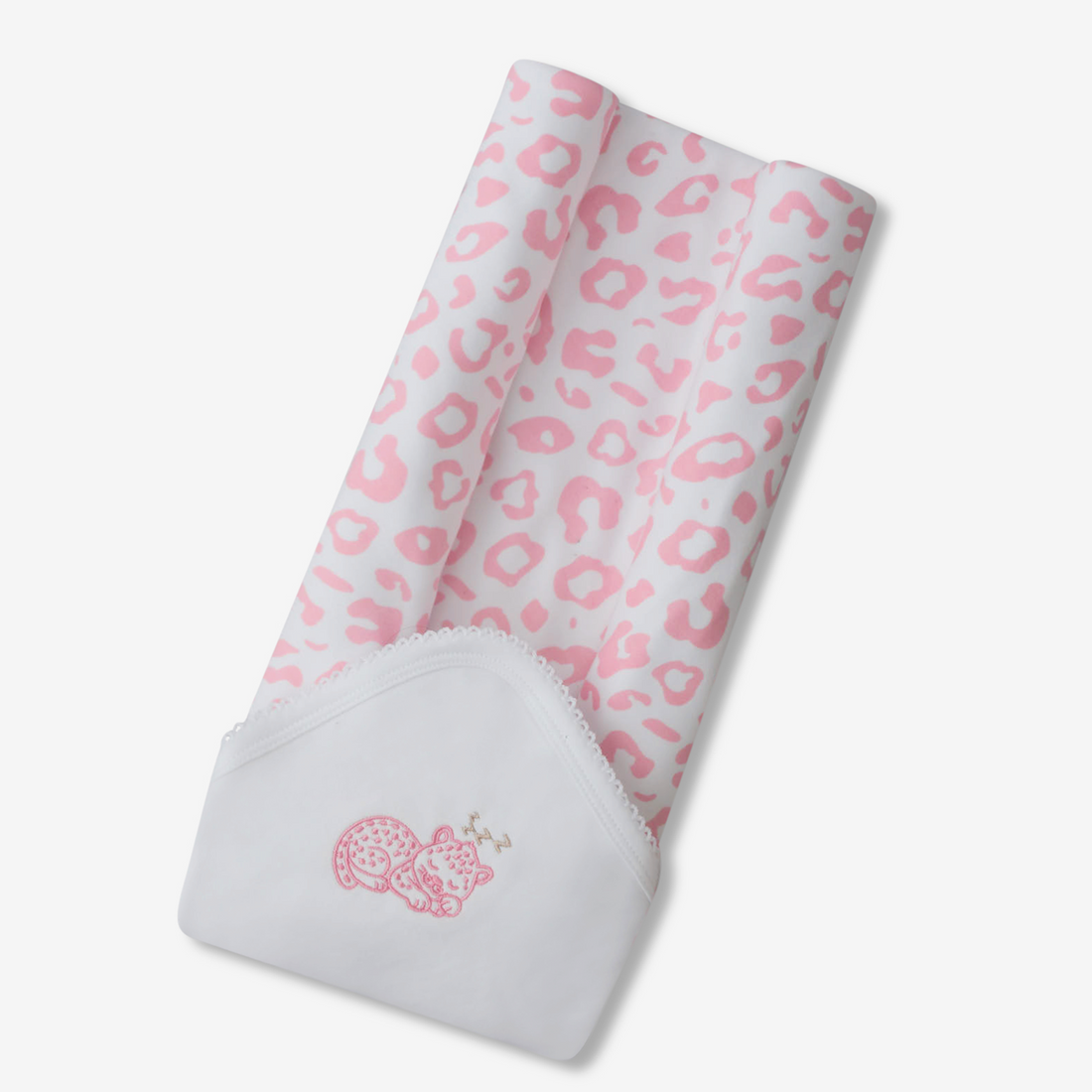 Leopard Pink Baby Blanket