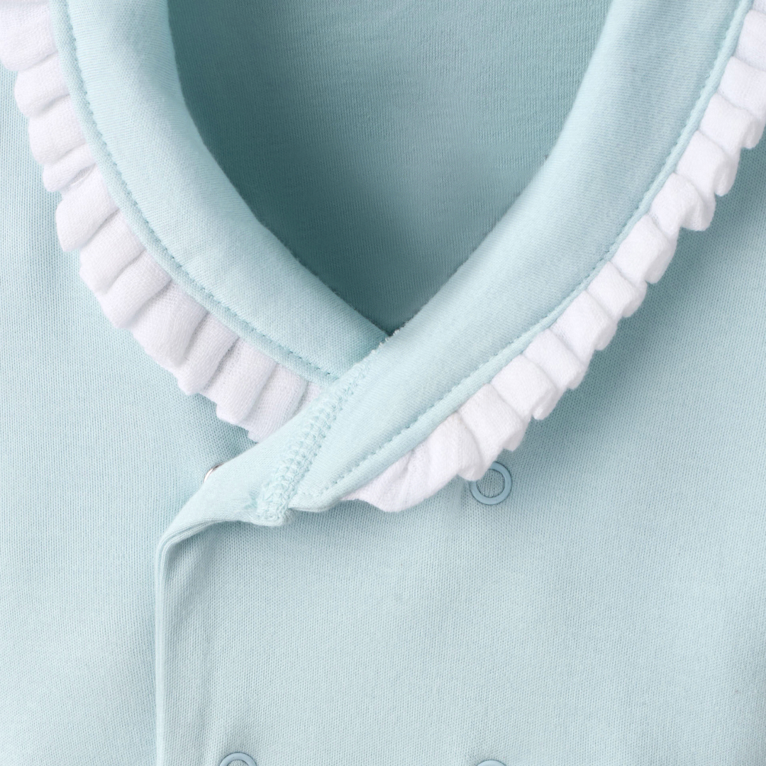 Light Blue Baby Short Romper