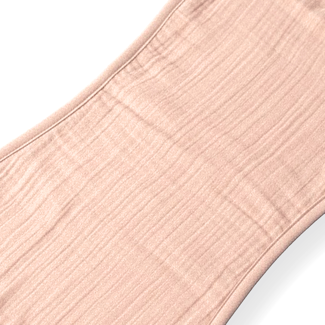 Peach Baby Burp Cloth