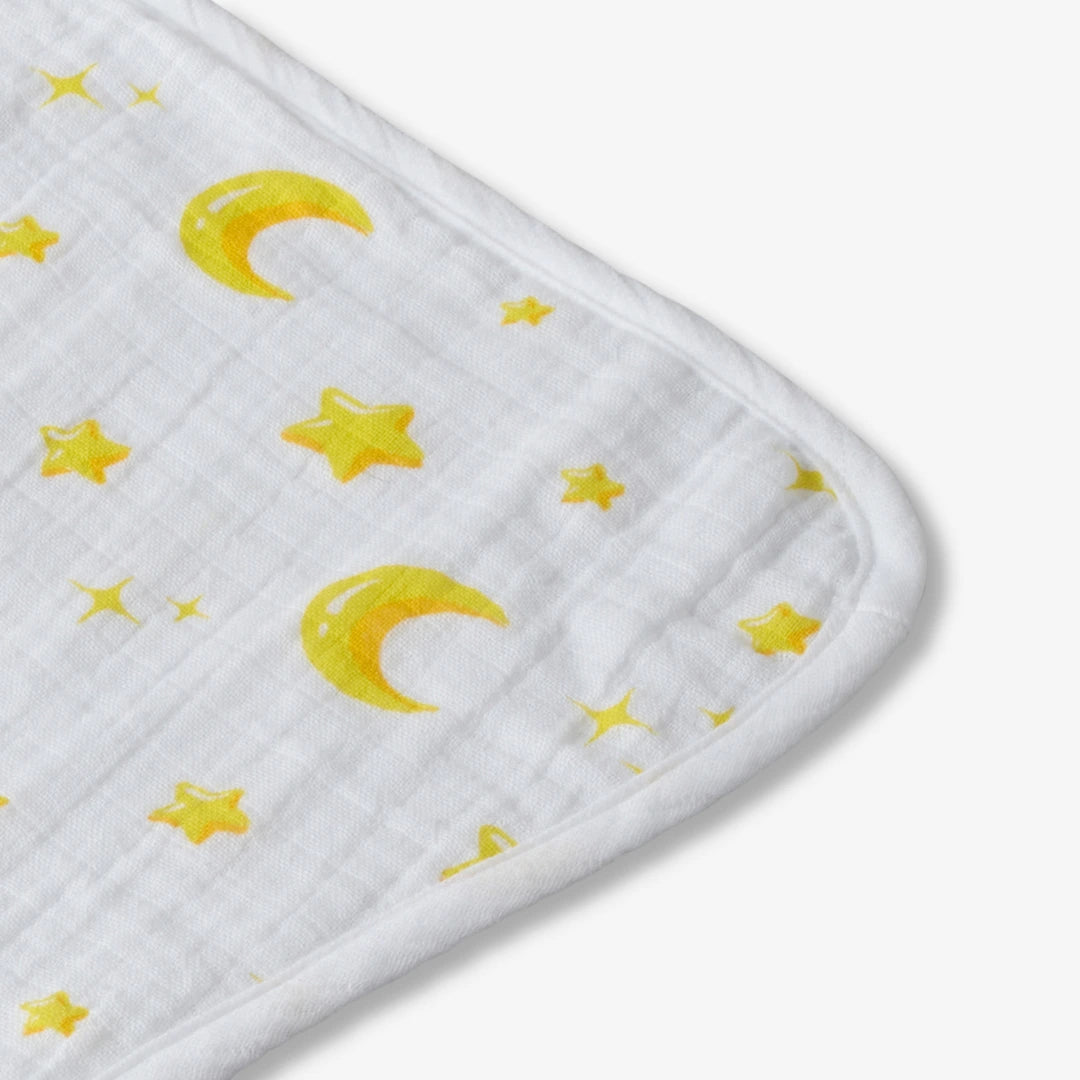 Star Print Baby Burp Cloth