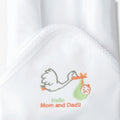Pima White Baby Blanket
