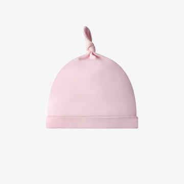 Pink Knotted Baby Hat