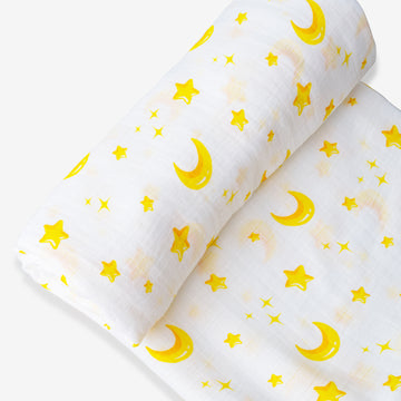 Star Print Baby Swaddle