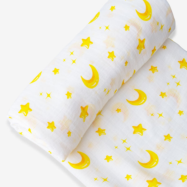 Star Print Baby Swaddle