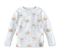 Supima Bear Print Baby Pajama Set