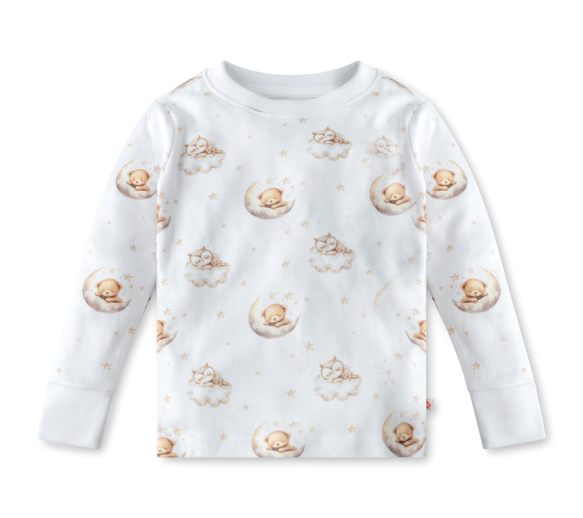 Supima Bear Print Baby Pajama Set