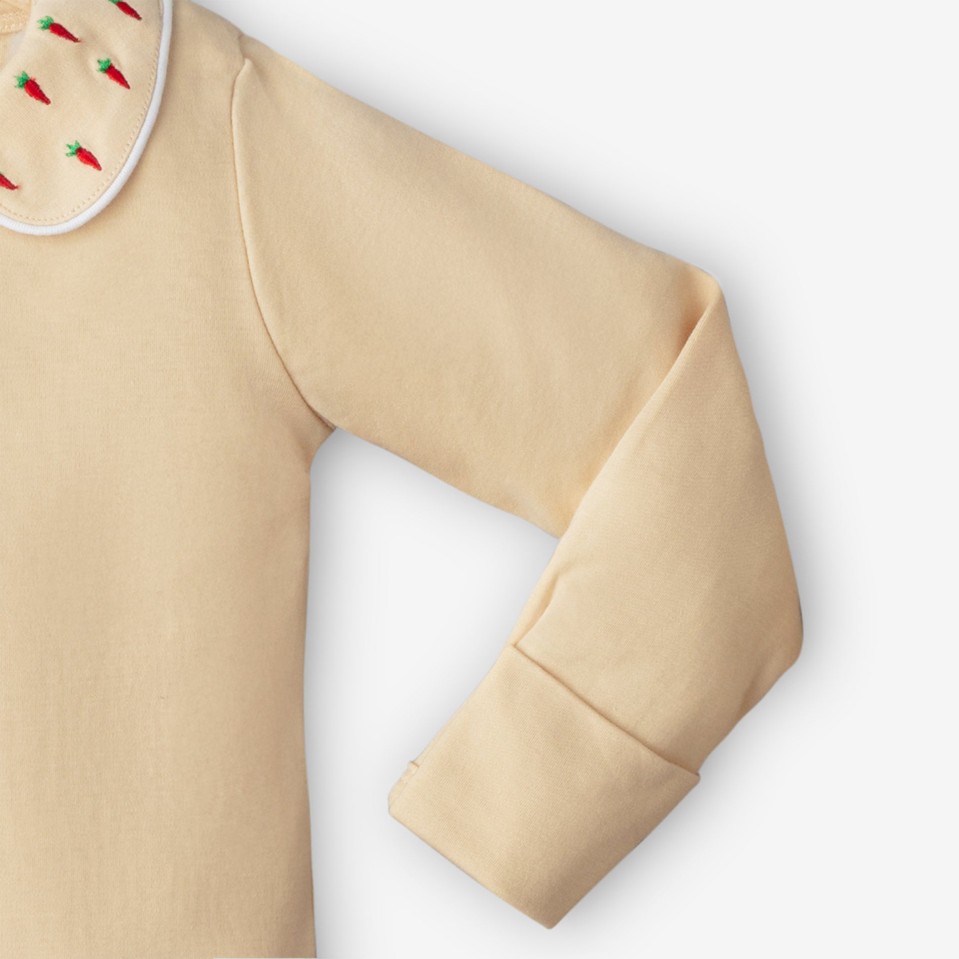 Supima Bunny Peterson collar babysuit