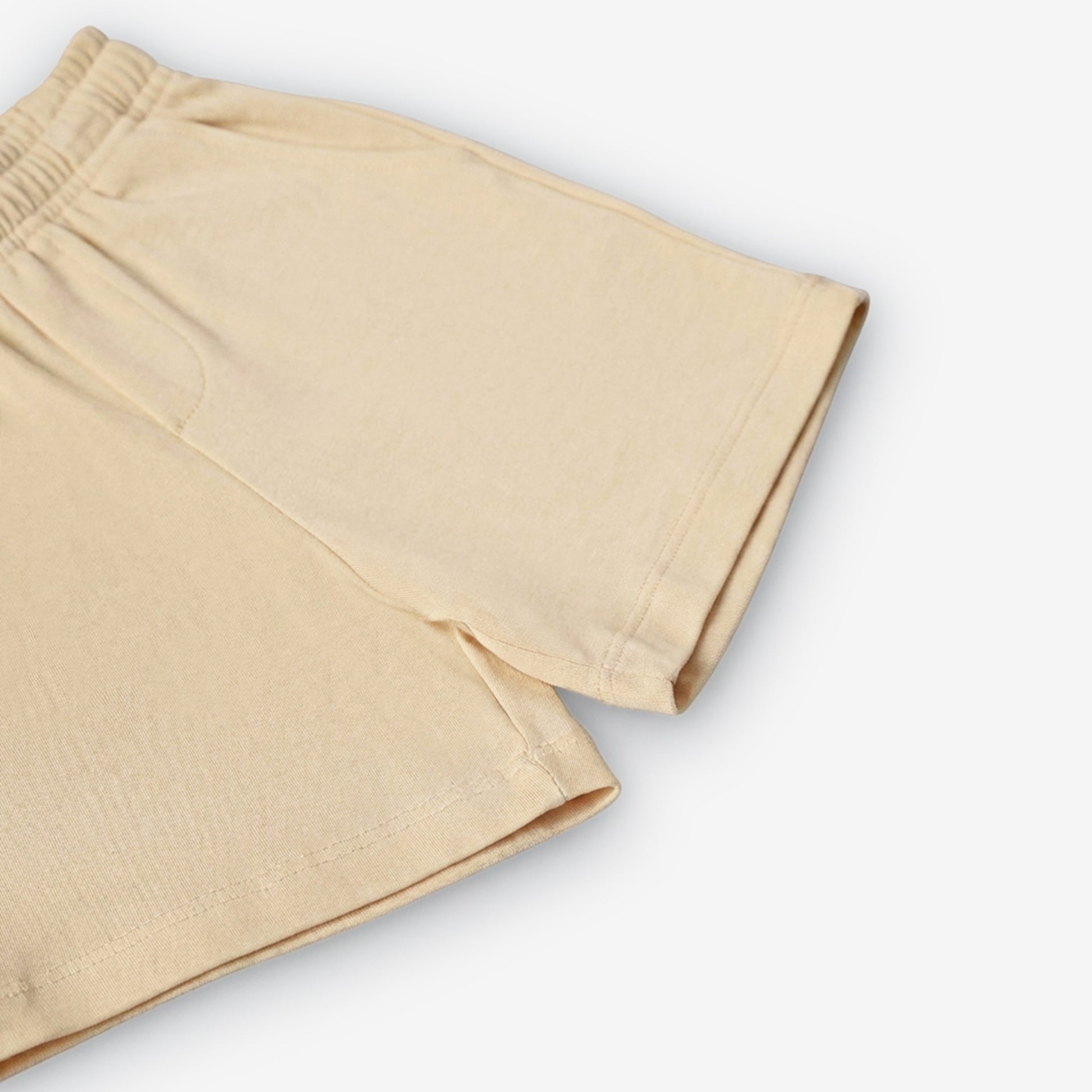 Supima Cream Baby Shorts