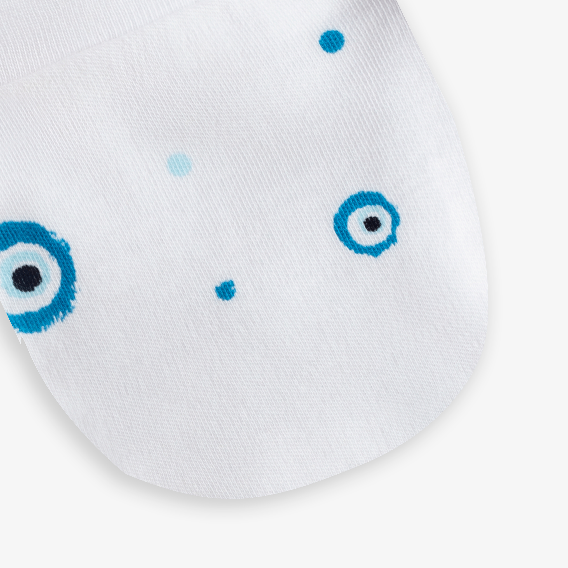 Supima Evil Eye Baby Mittens