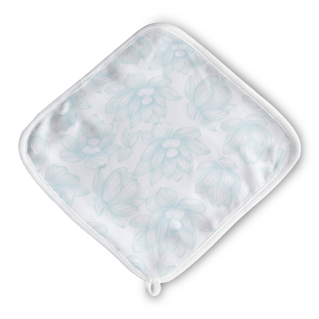 Supima Floral Baby Washcloth