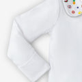 Supima Fruit embroidered Peterson collar babysuit