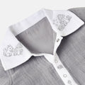Supima Grey Baby Romper