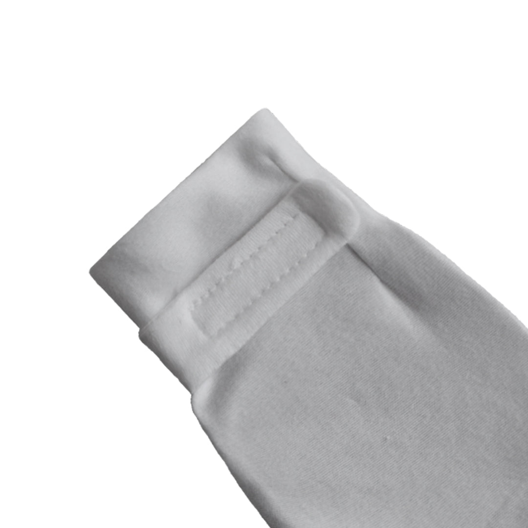 Supima Grey No Scratch Baby Mittens