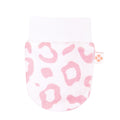 Supima Leopard Pink Baby Mittens