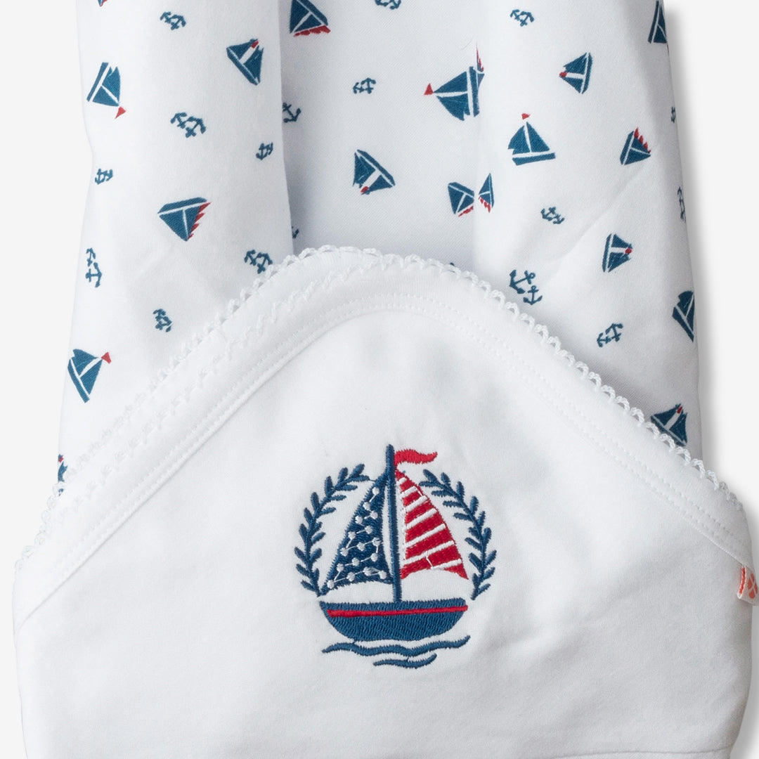 Supima Nautical Baby Blanket