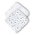 Supima Nautical Baby Washcloth