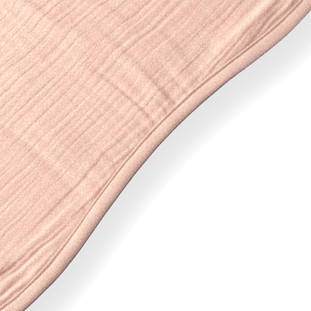 Supima Peach Baby Burp Cloth