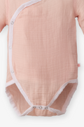 Supima Peach Baby Onesie