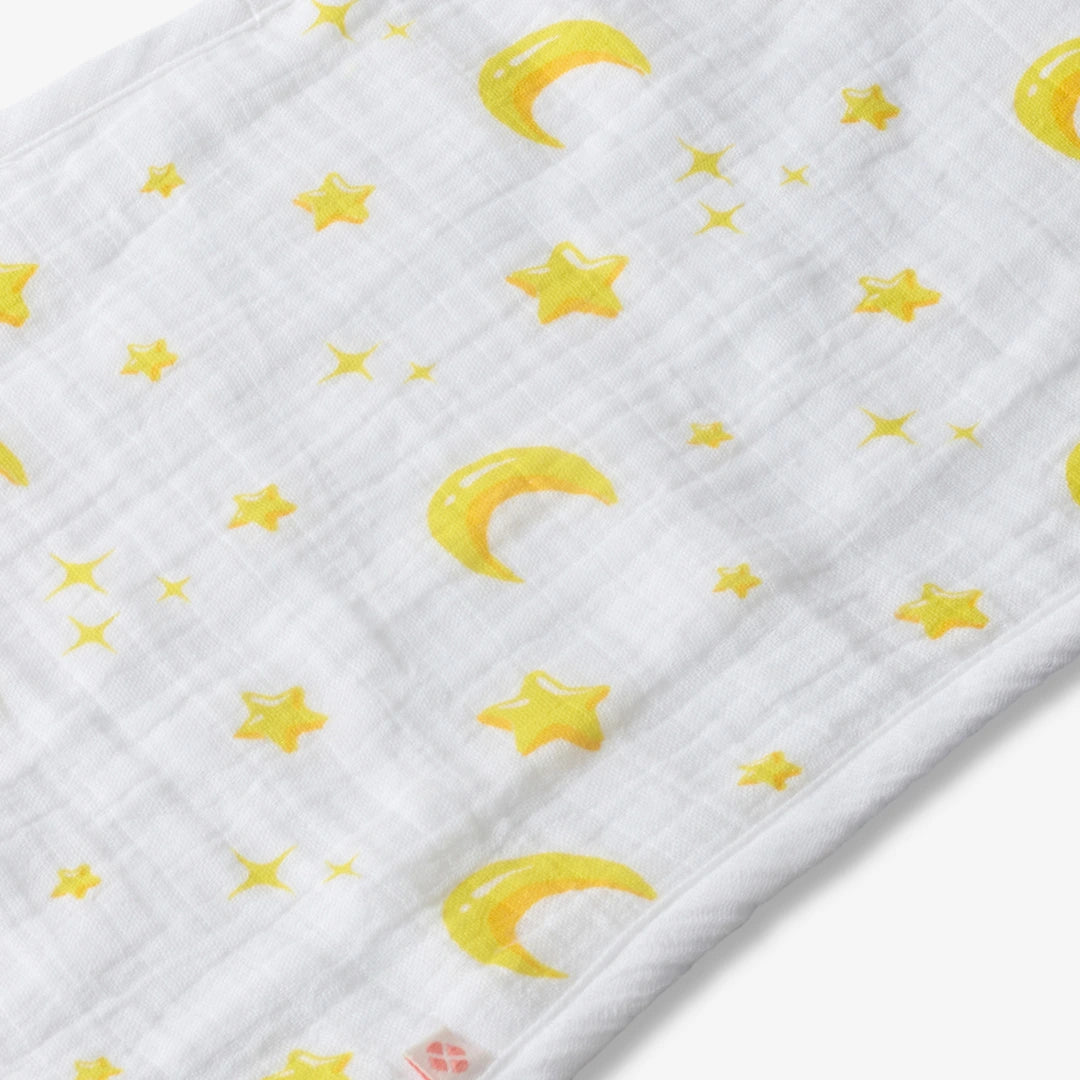 Supima Star Print Baby Burp Cloth
